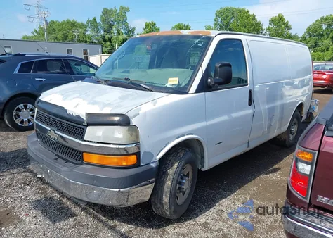 2007 Chevrolet Express Work Van из США, поврежденный, VIN 1GCGG25U571183014